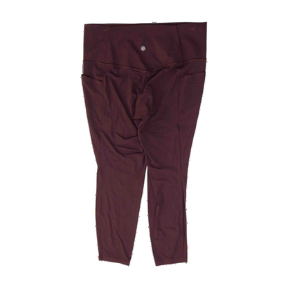 Maroon Active Leggings