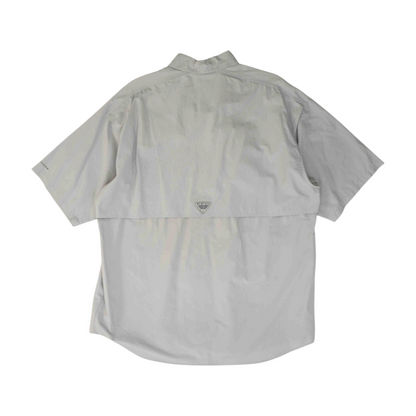 Gray Tall Solid Outdoor Button Down