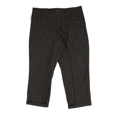 Brown Striped Dress Pants