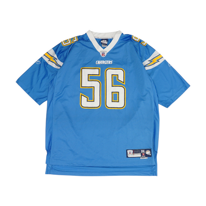 Men's Blue San Diego Chargers Short Sleeve Jersey