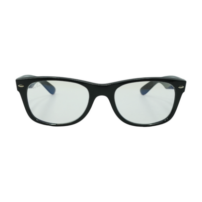 Black New Wayfarer Rectangle Prescription Eyewear