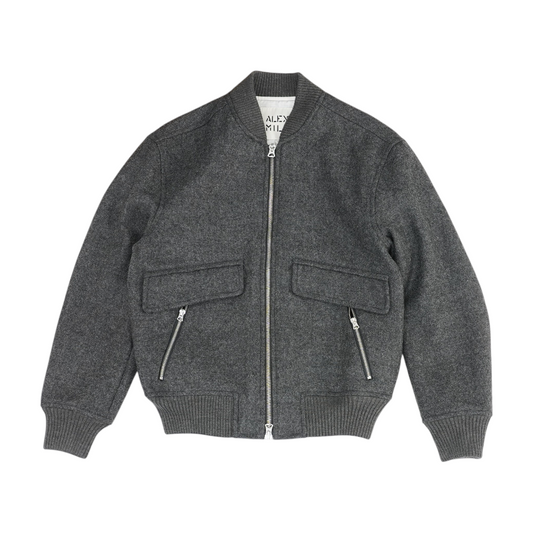 Gray Solid Jacket