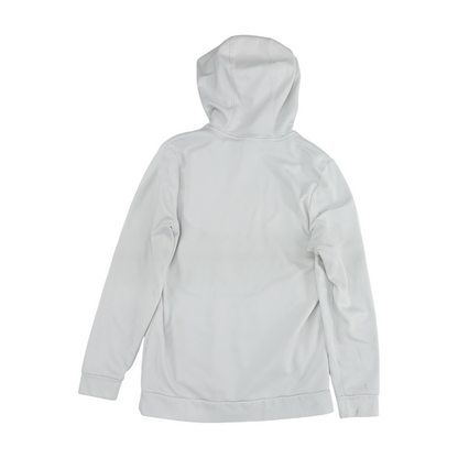 Gray Solid Hoodie Pullover