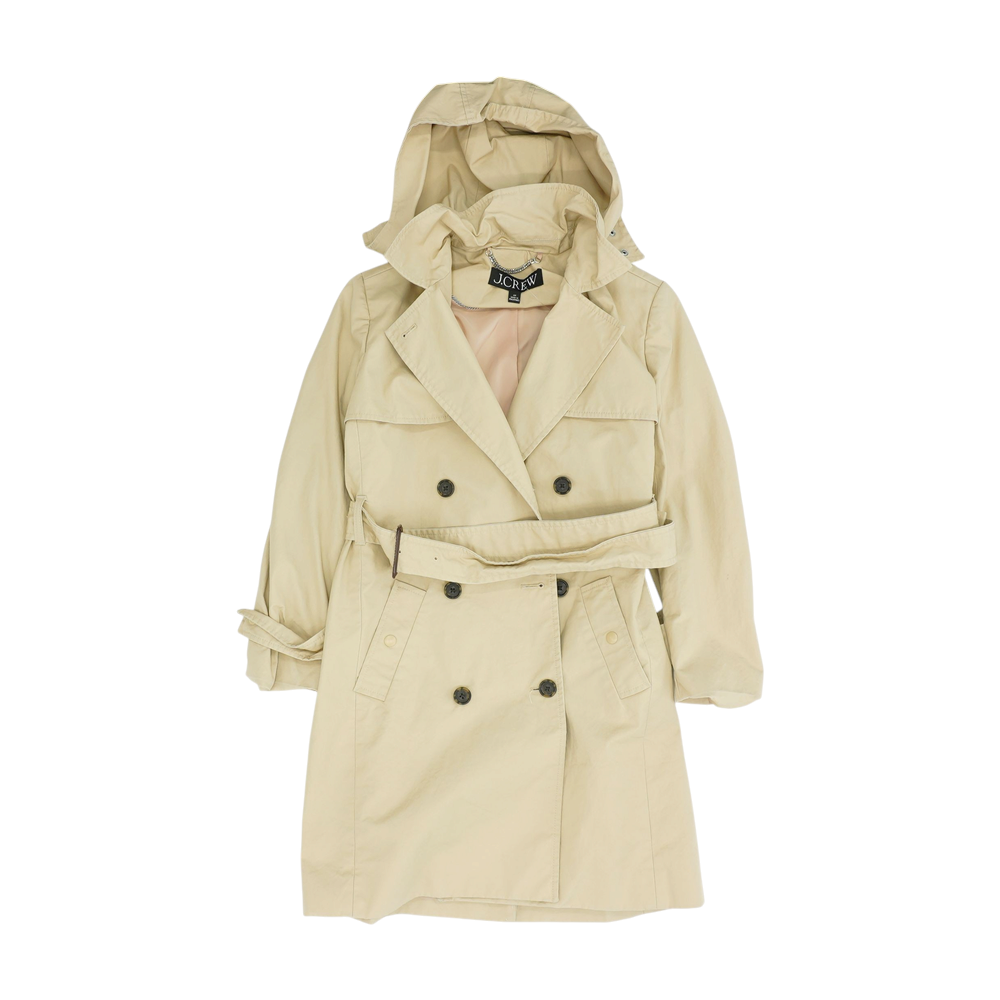 Beige Petite Solid Coat