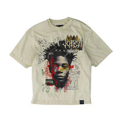 Beige Solid T-Shirt