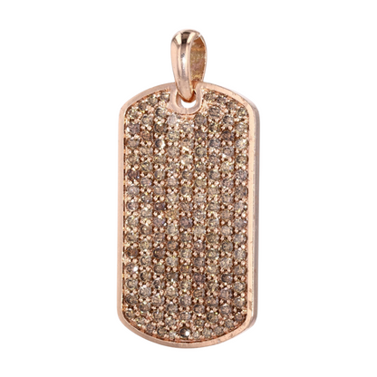 6 3/4 ctw 14K Rose Gold Diamond Pendant