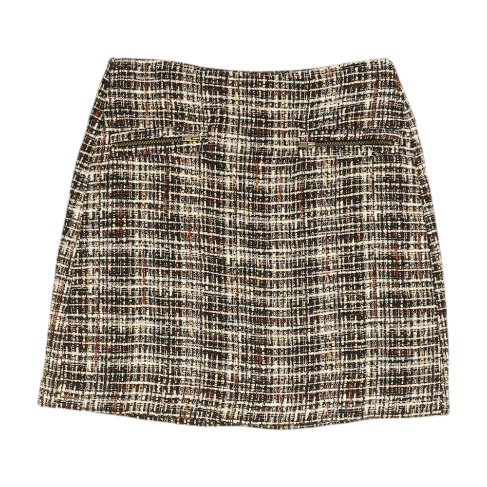 Multi Petite Plaid Mini Skirt
