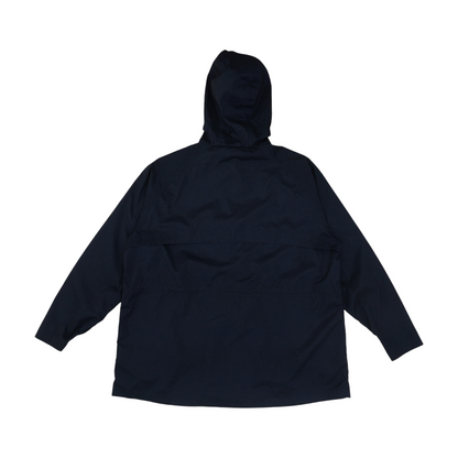 Navy Solid Rain Jacket