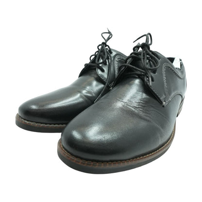 Black Leather Derby/oxford Dress Shoes