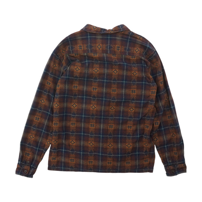 Multi Plaid Flannel Button Down
