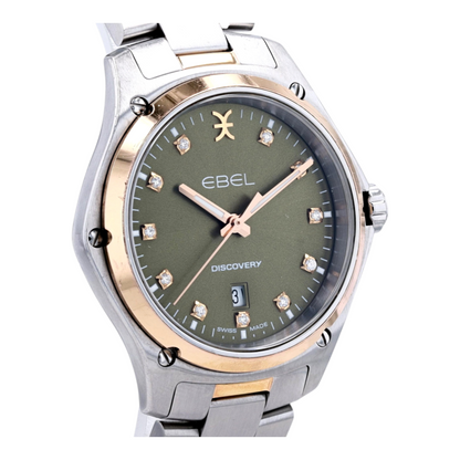 18K Discovery Yellow Gold And Stainless Steel Diamond Watch