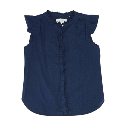Navy Button Down