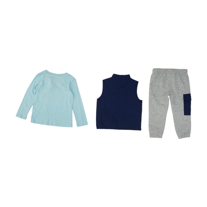Blue Long Sleeve Set