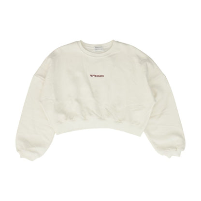 Ivory Embroidery Detail Sweatshirt