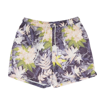 Purple Tropical Swim Bottom