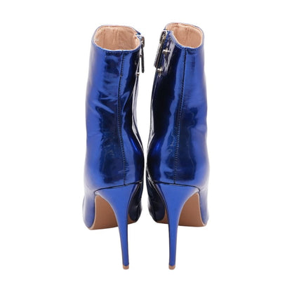 Blue Ankle Boots