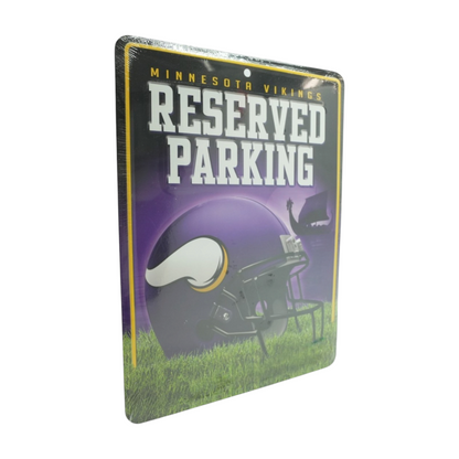 Minnesota Vikings Reserved Parking Sign