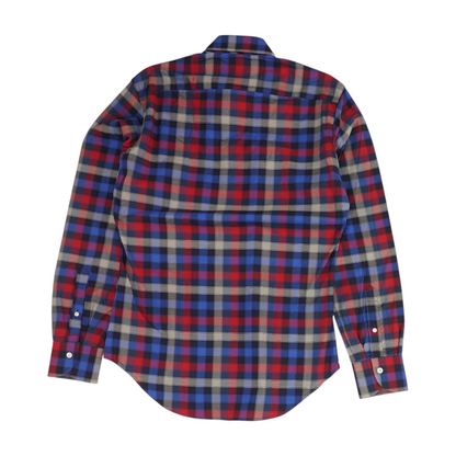 Multi Check Long Sleeve Button Down
