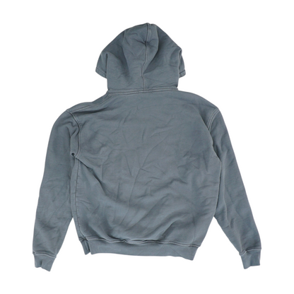 Gray Solid Hoodie Pullover