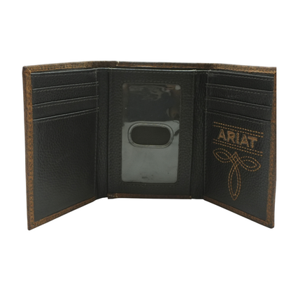 Brown Trifold Wallet