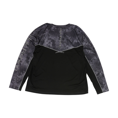 Gray Abstract Active T-Shirt
