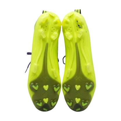 Neon Yellow Low-Top Athletic Shoes