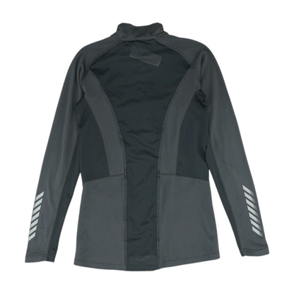 Black Solid 1/4 Zip Pullover