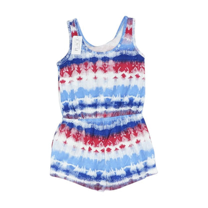 Blue Tie Dye Romper