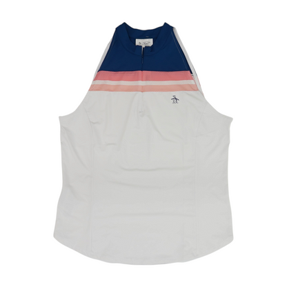 White Color Block Active T-Shirt