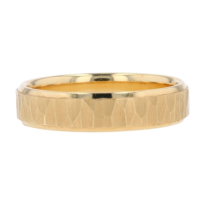18K Yellow Gold Band