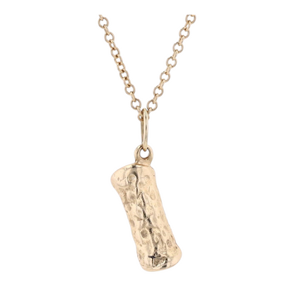 14K Yellow Gold Cultured Pearl Pendant Necklace