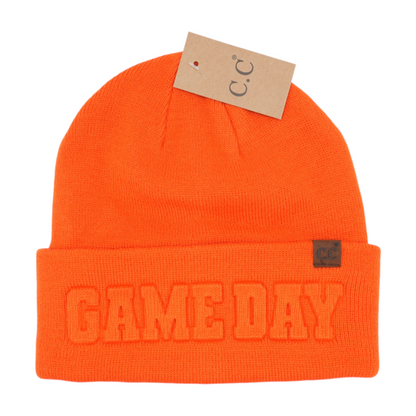 C.C Orange Game Day Beanie – Image 1