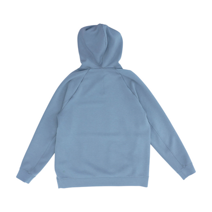 Gray Solid Hoodie Pullover