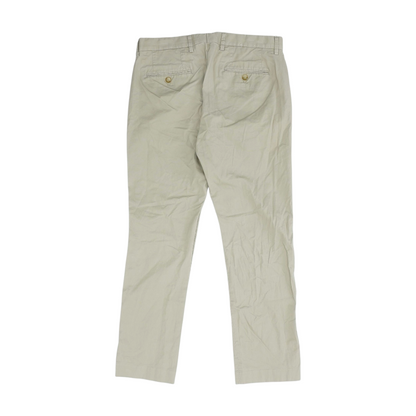 Khaki Straight Pants