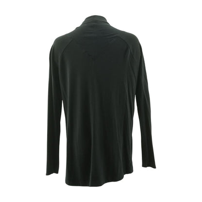 Black Solid Cardigan Sweater