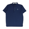 Greyson Navy Solid Short Sleeve Polo – Image 1
