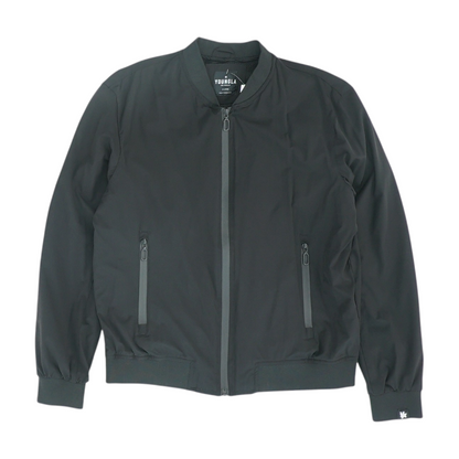 Black Solid Active Jacket