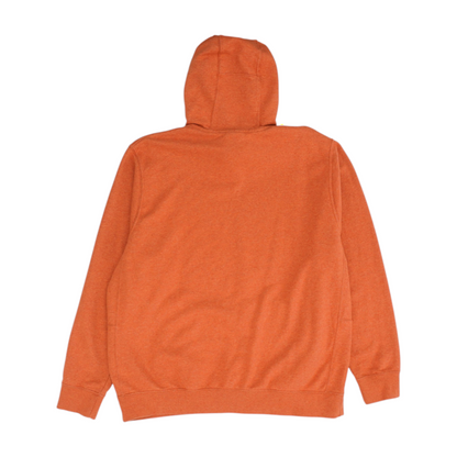 Orange Solid Hoodie Pullover