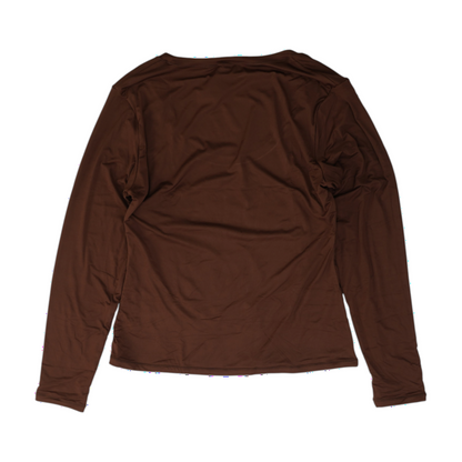 Brown Plus T-Shirt