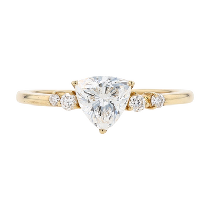 7/8 ctw 10K Yellow Gold Lab Grown Diamond Engagement Ring