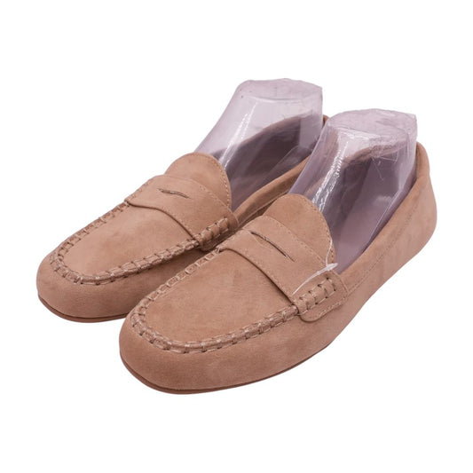 Beige Loafer Flats