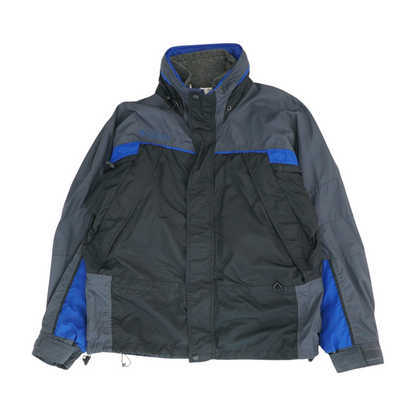 Vintage Black Color Block Jacket