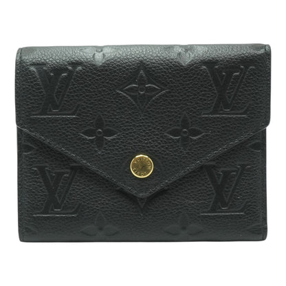 Victorine Wallet in Black Monogram Empreinte Leather
