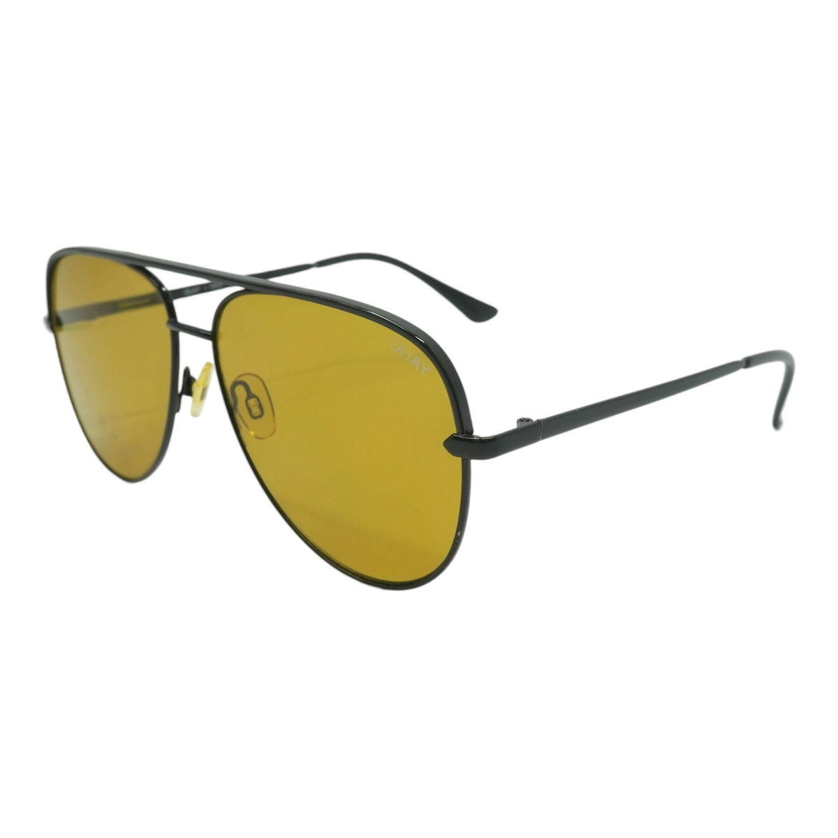 Quay Black Sahara Aviator Sunglasses – Image 1