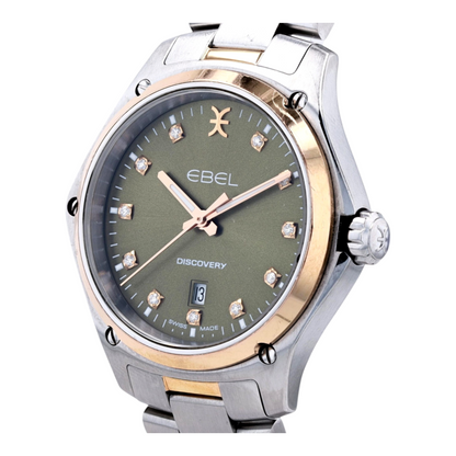 18K Discovery Yellow Gold And Stainless Steel Diamond Watch