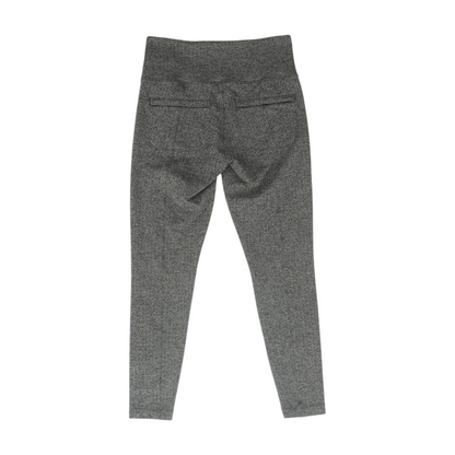 Black Herringbone Active Leggings