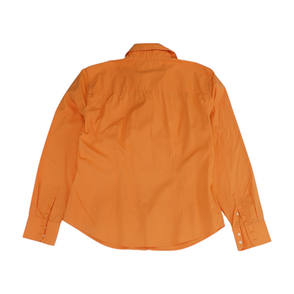 Orange Button Down
