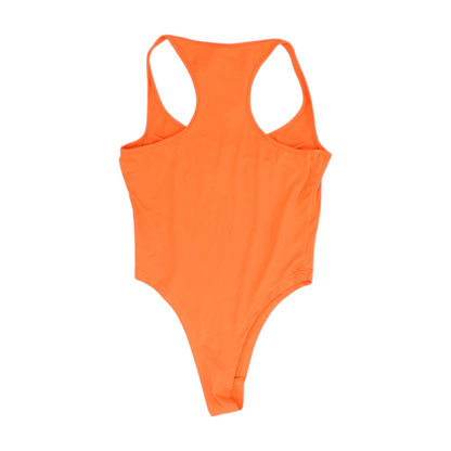 Orange Bodysuit Blouse