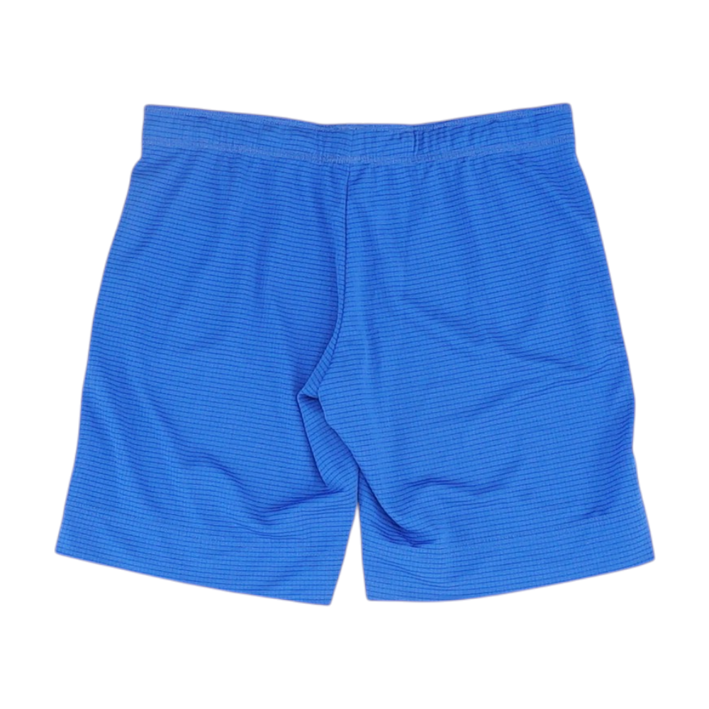 Blue Solid Active Shorts