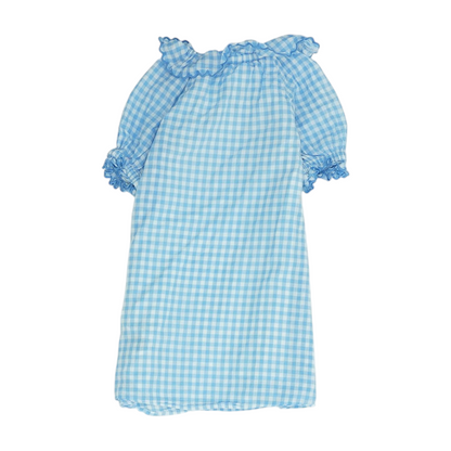 Blue Check Dress
